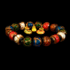 Five Elements Ash Glass Bracelet - Whole-Self Wellness & Energy Alignment（五行）