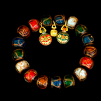 Five Elements Ash Glass Bracelet - Whole-Self Wellness & Energy Alignment（五行）