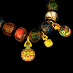 Five Elements Ash Glass Bracelet - Whole-Self Wellness & Energy Alignment（五行）