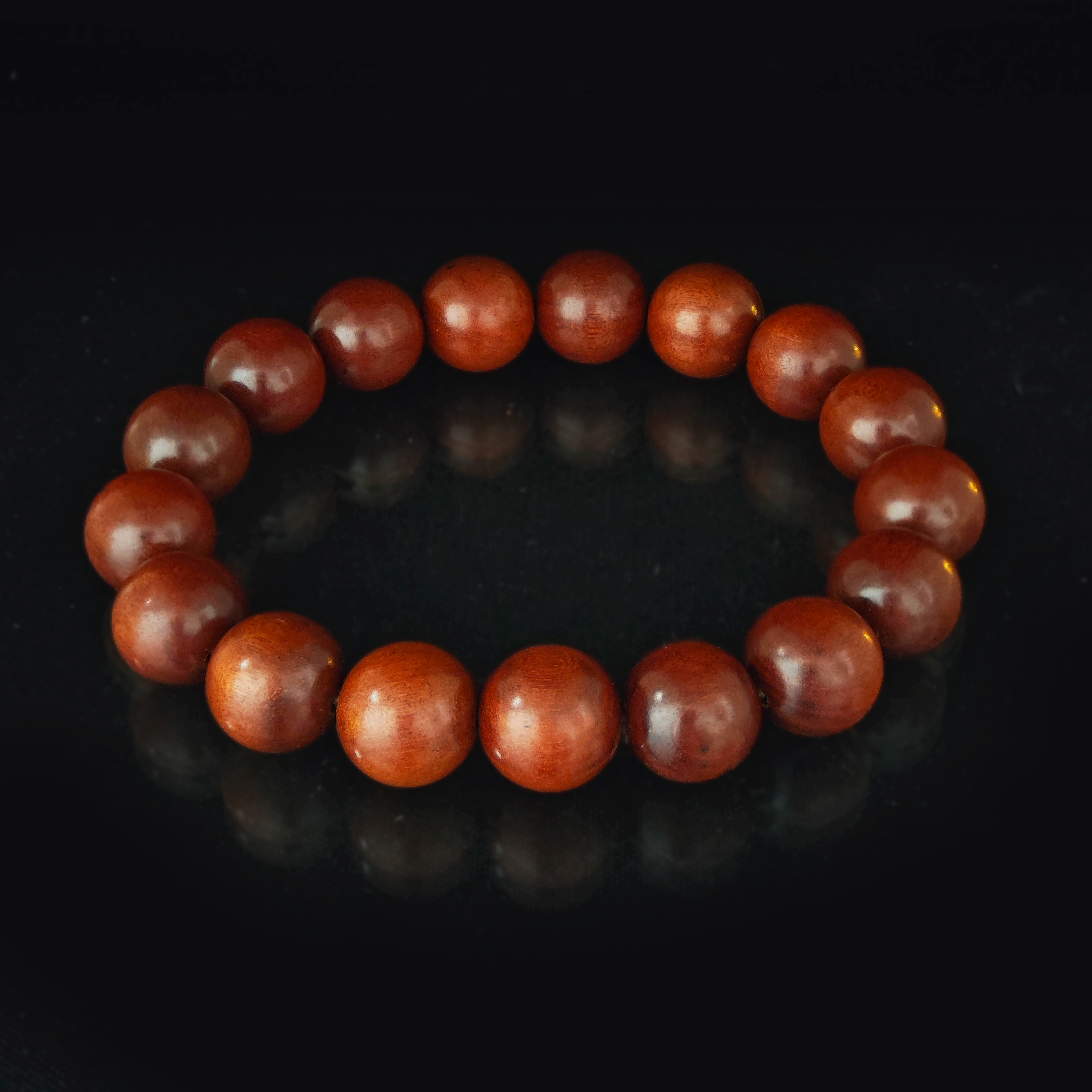 The Zen Guardian-Handmade Thunderwood Bracelet for Women