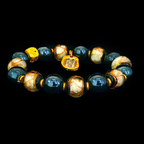 Metal Element Ash Glass Bracelet - Mental Clarity & Cognitive Focus Tool(金)