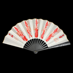 The Fortune & Guard Fan: Handmade Cinnabar Blessings