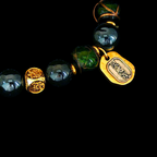 Wood Element Ash Glass Bracelet - Inspiration & Goal Setting Focus Tool（木）